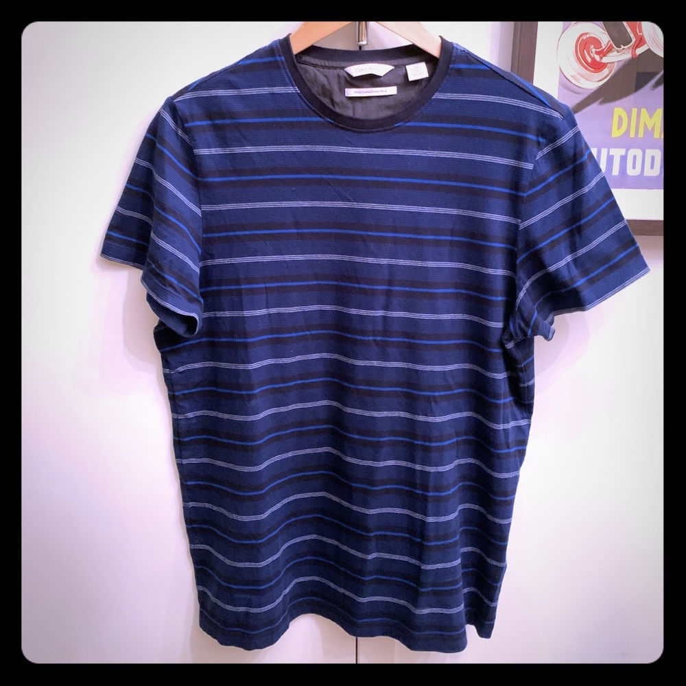 Calvin Klein Striped T-shirt! 100% Cotton!